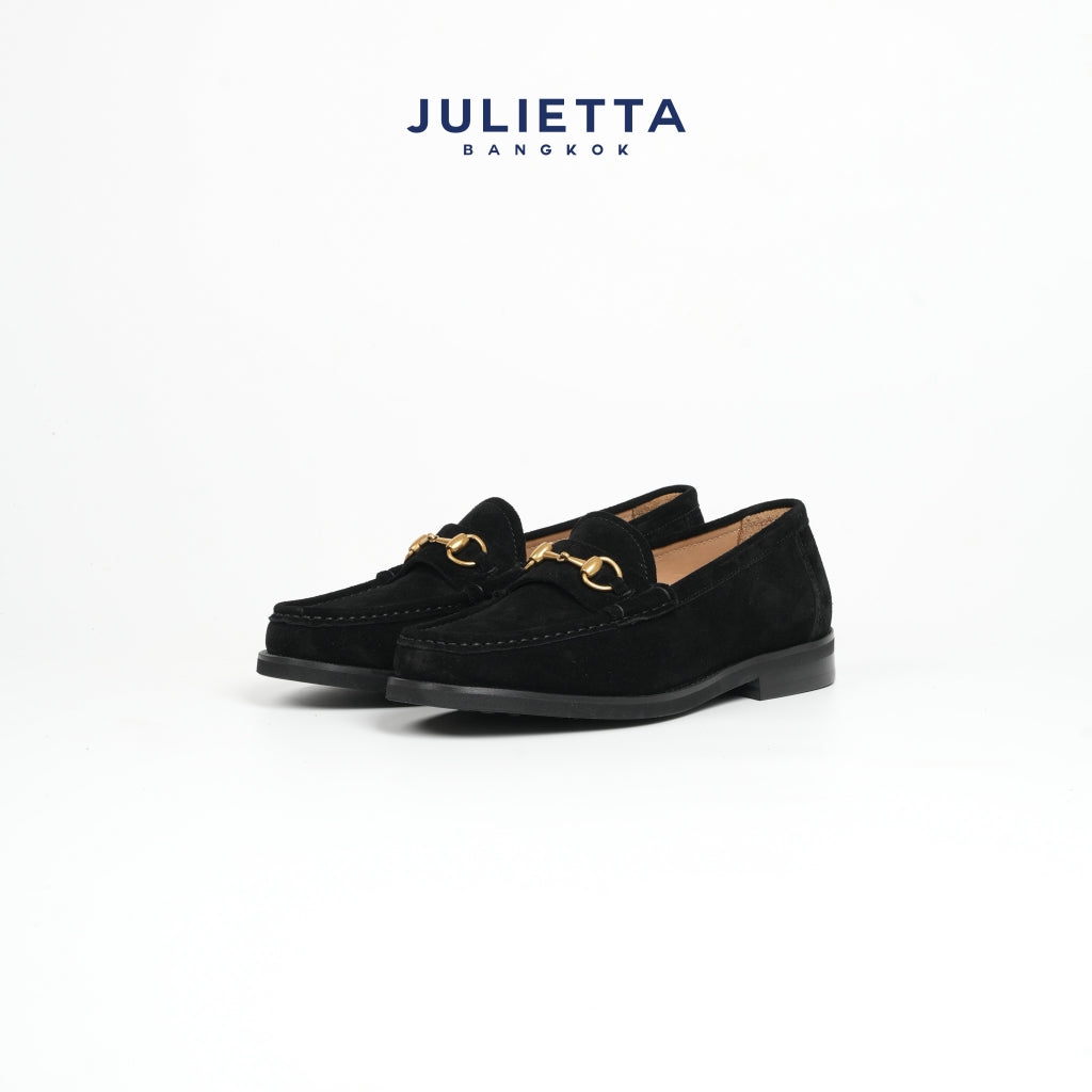 JULIETTA - ALBERT Horsebit Loafer Suede (Unlined)