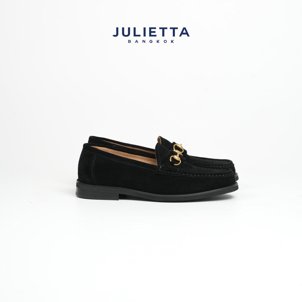 JULIETTA - ALBERT Horsebit Loafer Suede (Unlined)