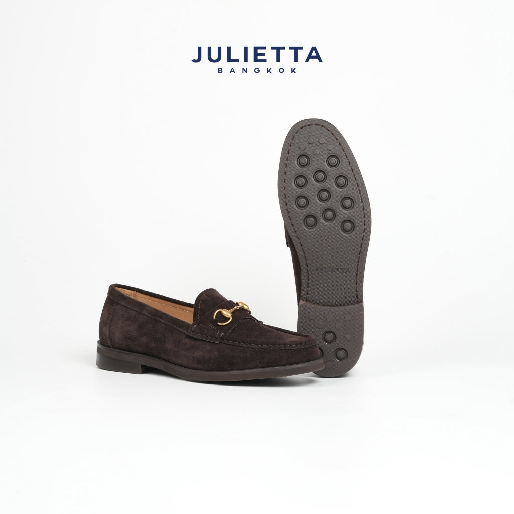 JULIETTA - ALBERT Horsebit Loafer Suede (Unlined)