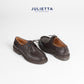 JULIETTA - BRUNO Rugged Lace-up : Brown Calfskin