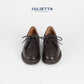 JULIETTA - BRUNO Rugged Lace-up : Brown Calfskin