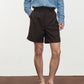 Double Pleated High Rise Shorts