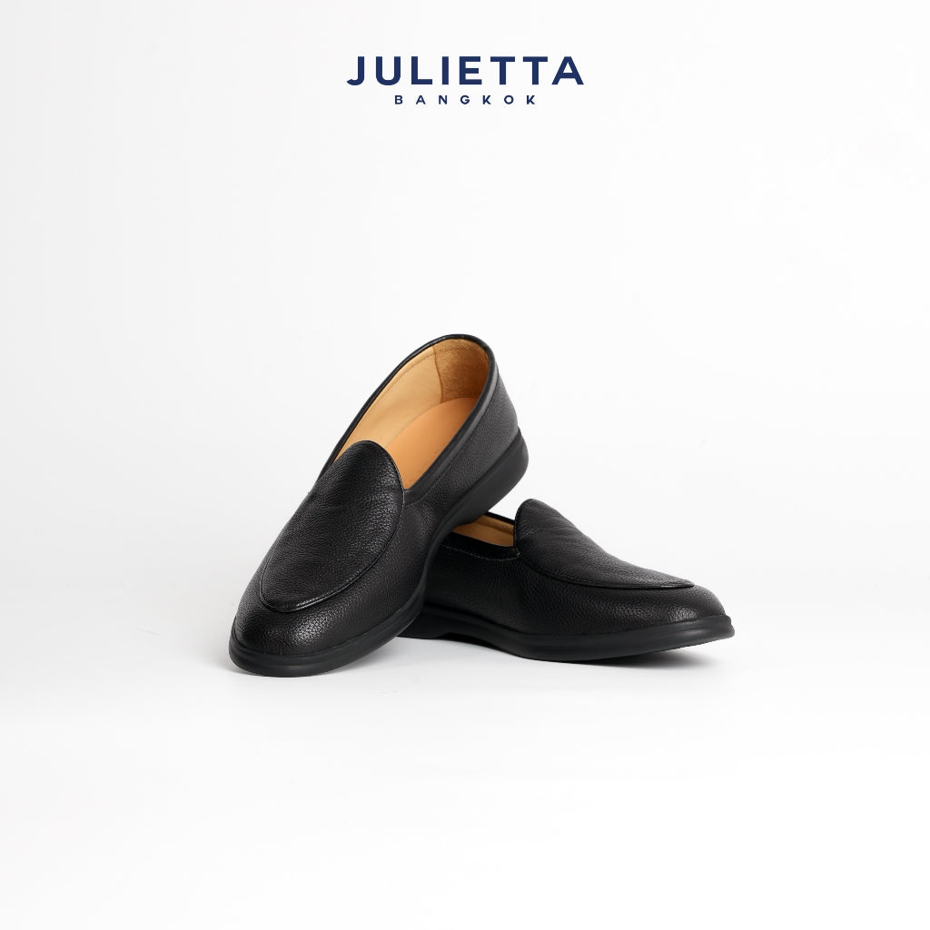 JULIETTA - BARRY Belgian Loafer Pebble Grain (Unlined)