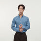 Contemp Denim Shirt Long Sleeve : Button Down