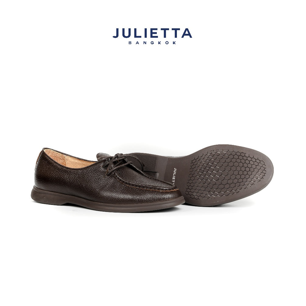 JULIETTA - Rocco Lace up Pebble Grain (Unlined)