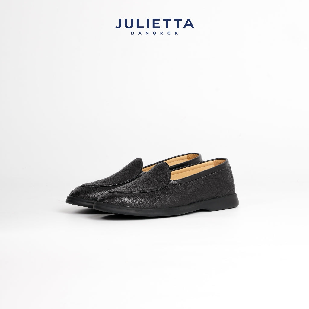 JULIETTA - BARRY Belgian Loafer Pebble Grain (Unlined)