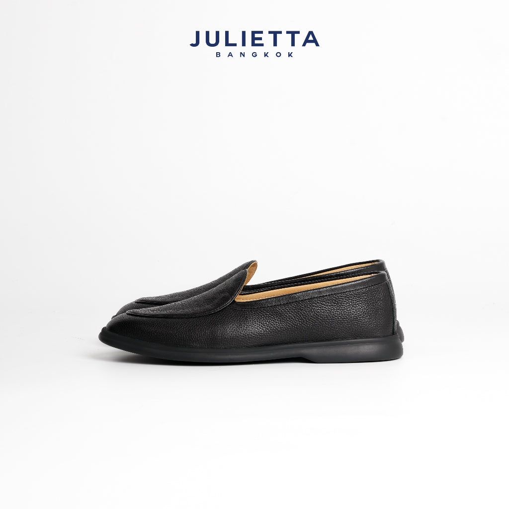 JULIETTA - BARRY Belgian Loafer Pebble Grain (Unlined)