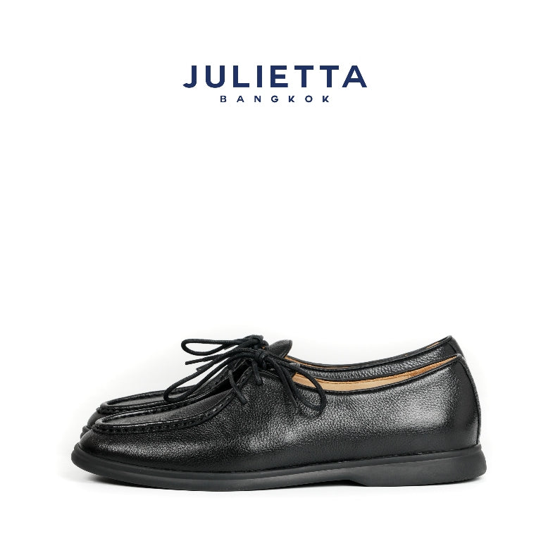 JULIETTA - Rocco Lace up Pebble Grain (Unlined)