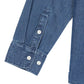 Contemp Denim Shirt Loong Sleeve : Cutalway Collar