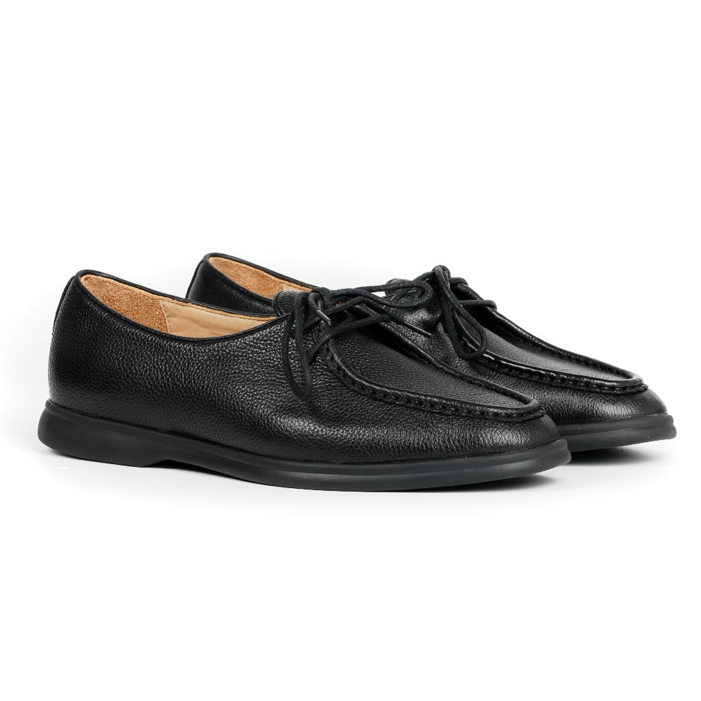 JULIETTA - Rocco Lace up Pebble Grain (Unlined)