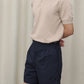 Double Pleated High Rise Shorts