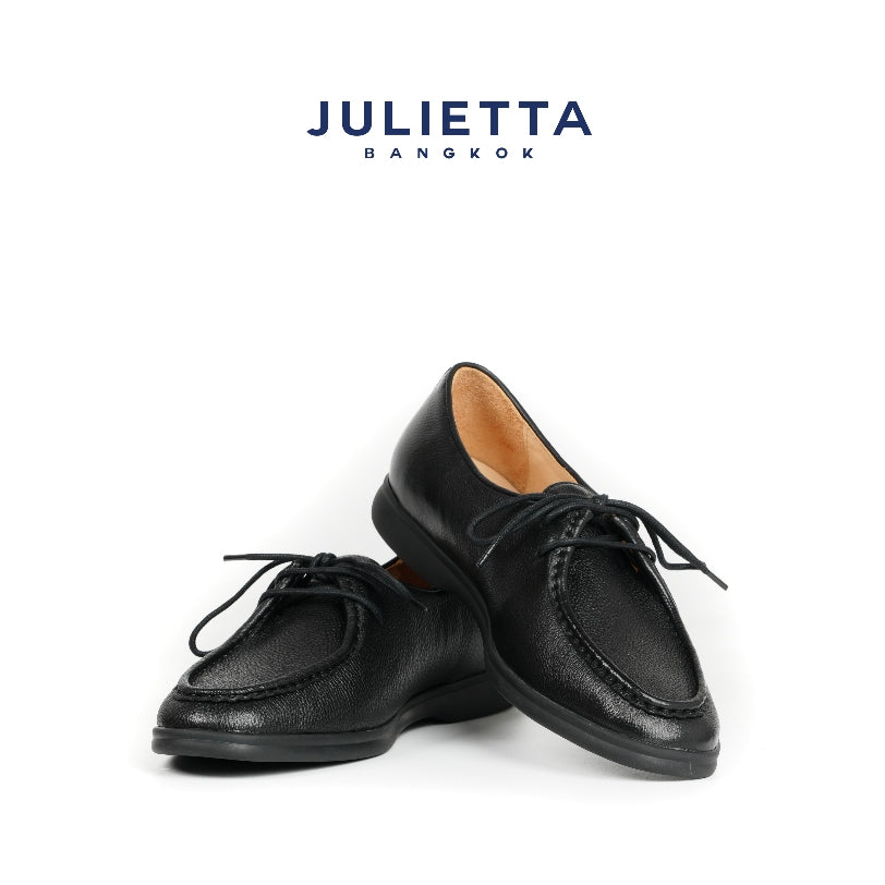 JULIETTA - Rocco Lace up Pebble Grain (Unlined)