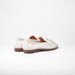 Grand Tassel Loafer Suede Offwhite Unlined