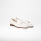 Grand Tassel Loafer Suede Offwhite Unlined